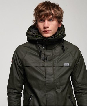 Superdry Double Atlantic Férfi Kabát Fekete | TNRCY4356